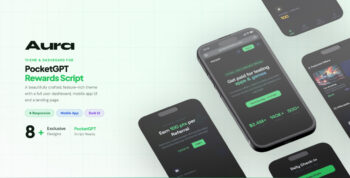 Aura — Modern Rewards Dashboard Theme for PocketGPT Script